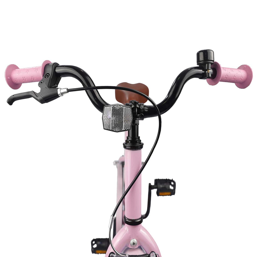 Kinderfiets 18 Inch voor 5-7 jaar Lichtroze