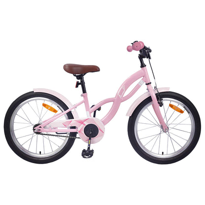 Kinderfiets 18 Inch voor 5-7 jaar Lichtroze