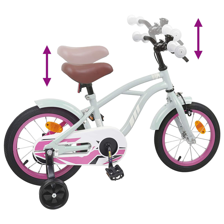 Kinderfiets 16 Inch voor 4-6 jaar oud Lichtgroen