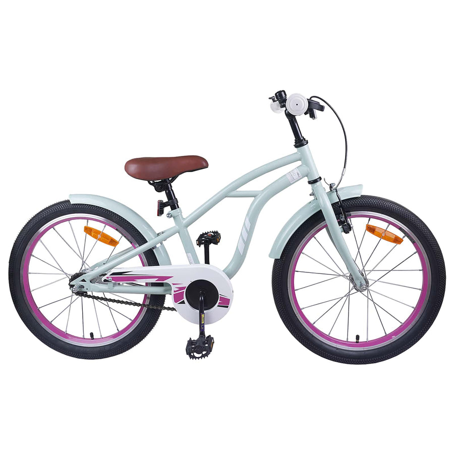 Kinderfiets 20 Inch voor 6-11 jaar oud Lichtgroen