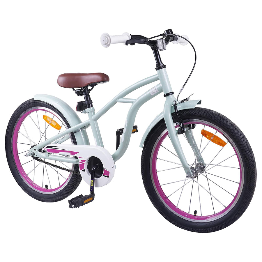 Kinderfiets 22 Inch voor 7-12 jaar oud Lichtgroen