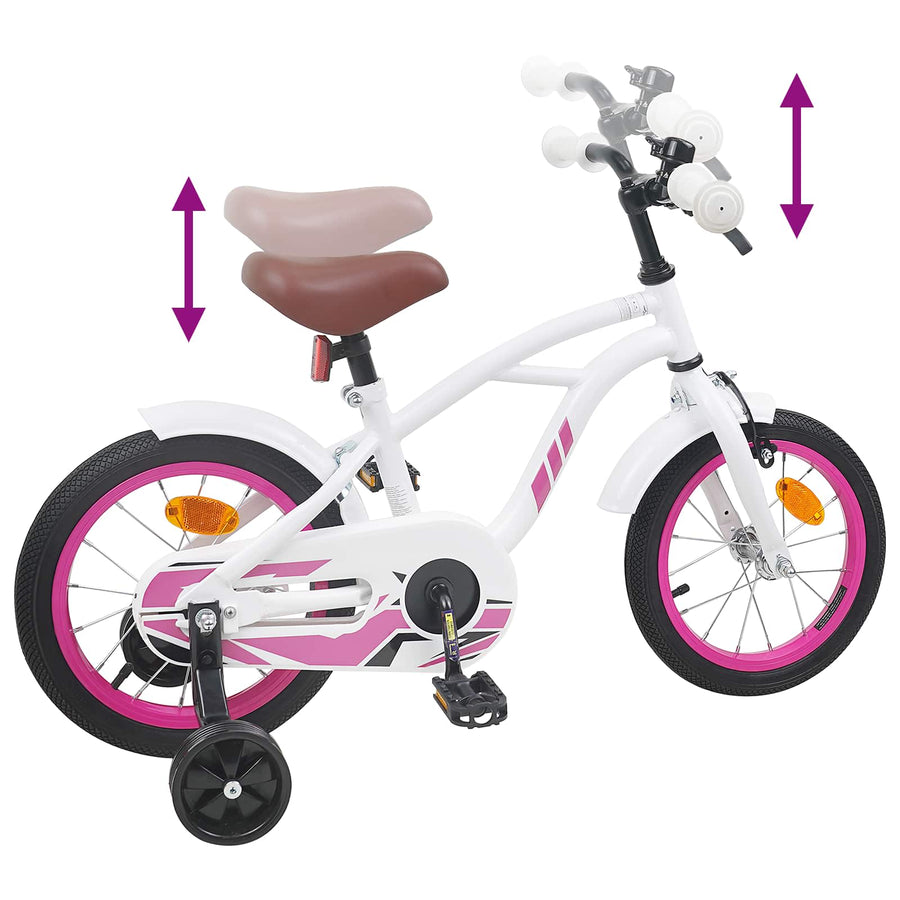 Kinderfiets 12 Inch voor 2-4 jaar oud Wit