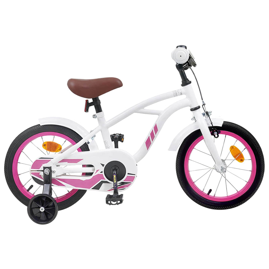 Kinderfiets 14 Inch voor 3-5 jaar oud Wit