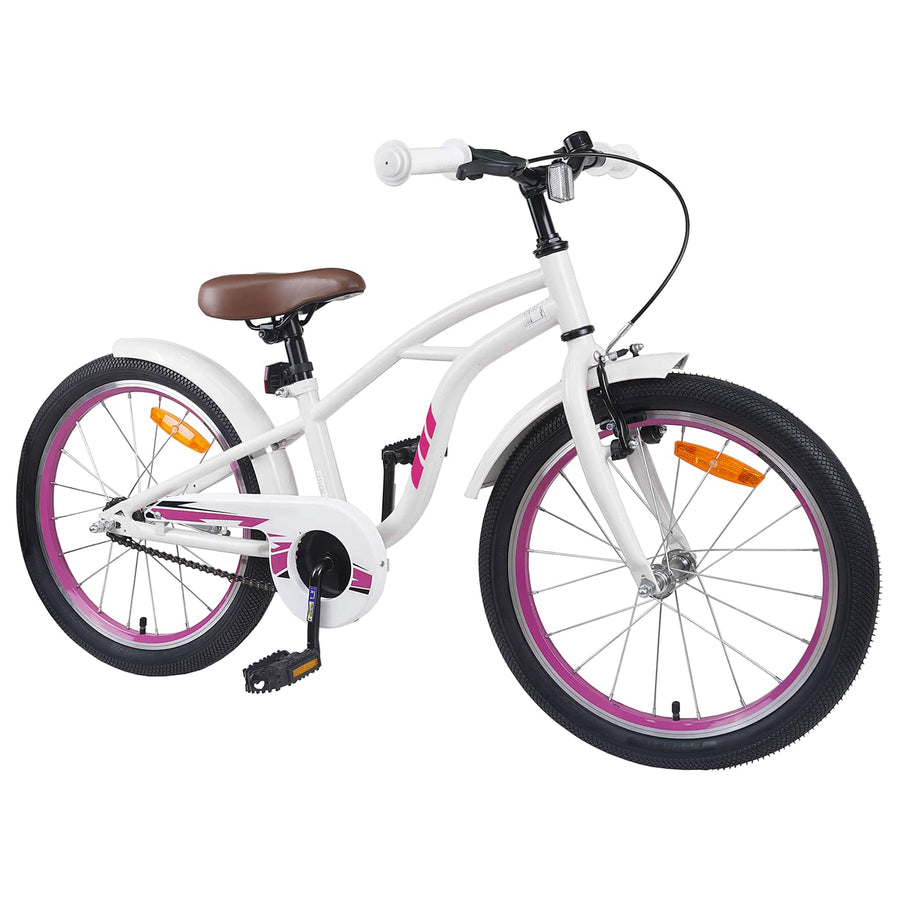 Kinderfiets 18 Inch voor 5-7 jaar Wit