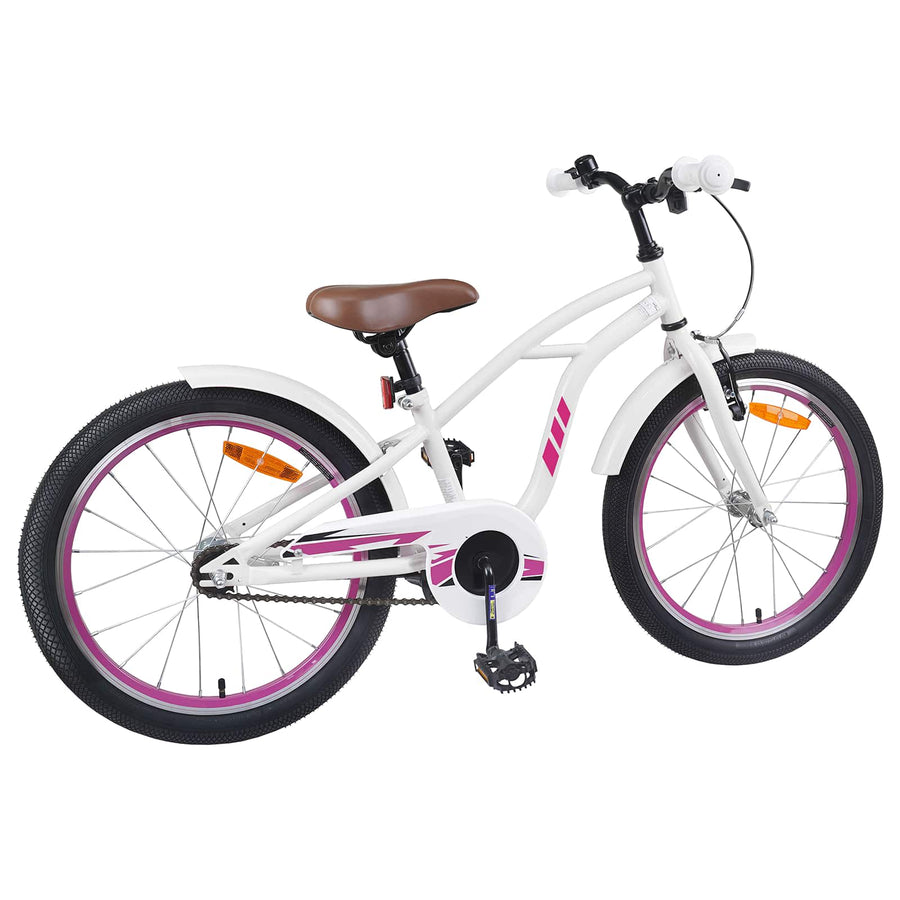 Kinderfiets 18 Inch voor 5-7 jaar Wit