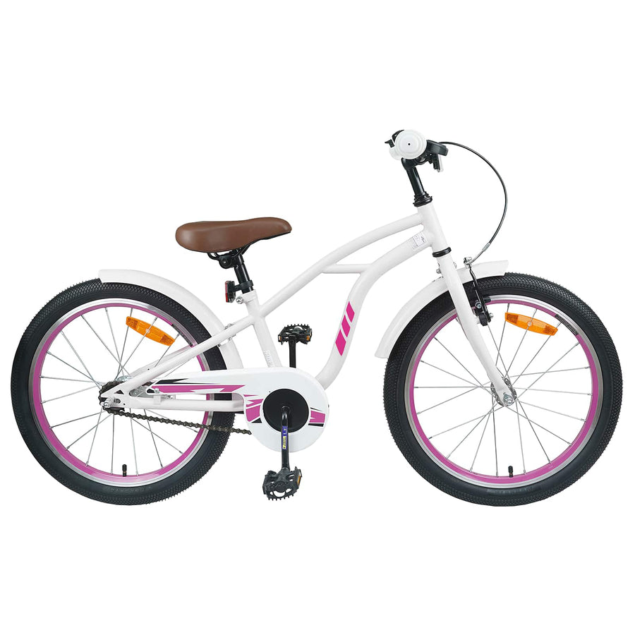 Kinderfiets 22 Inch voor 7-12 jaar oud Wit