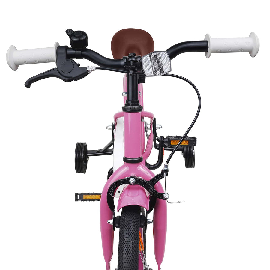 Kinderfiets 14 Inch voor 3-5 jaar oud Lichtroze