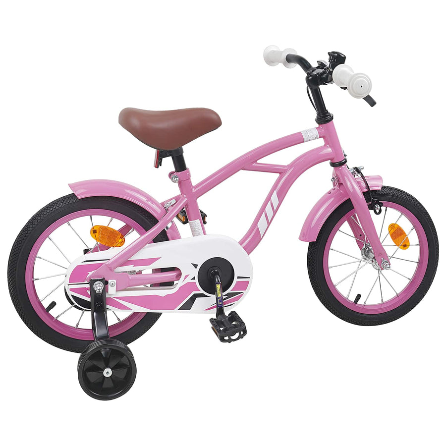 Kinderfiets 16 Inch voor 4-6 jaar oud Lichtroze