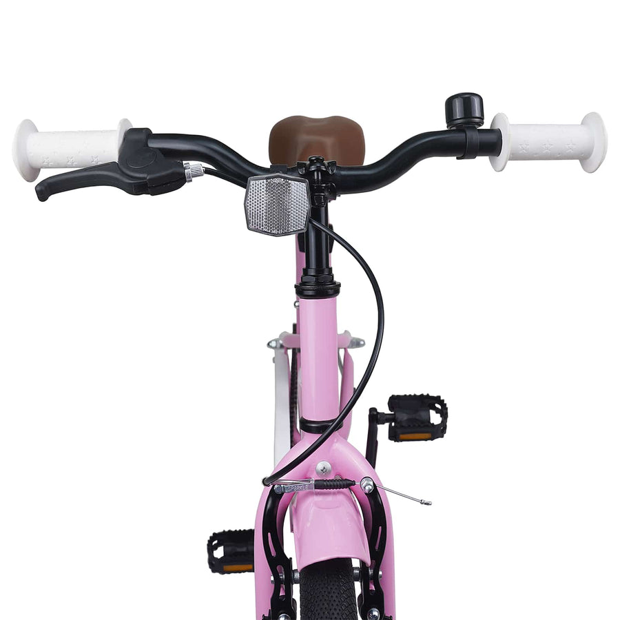 Kinderfiets 18 Inch voor 5-7 jaar Lichtroze