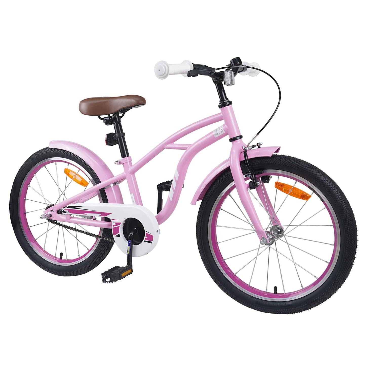 Kinderfiets 18 Inch voor 5-7 jaar Lichtroze