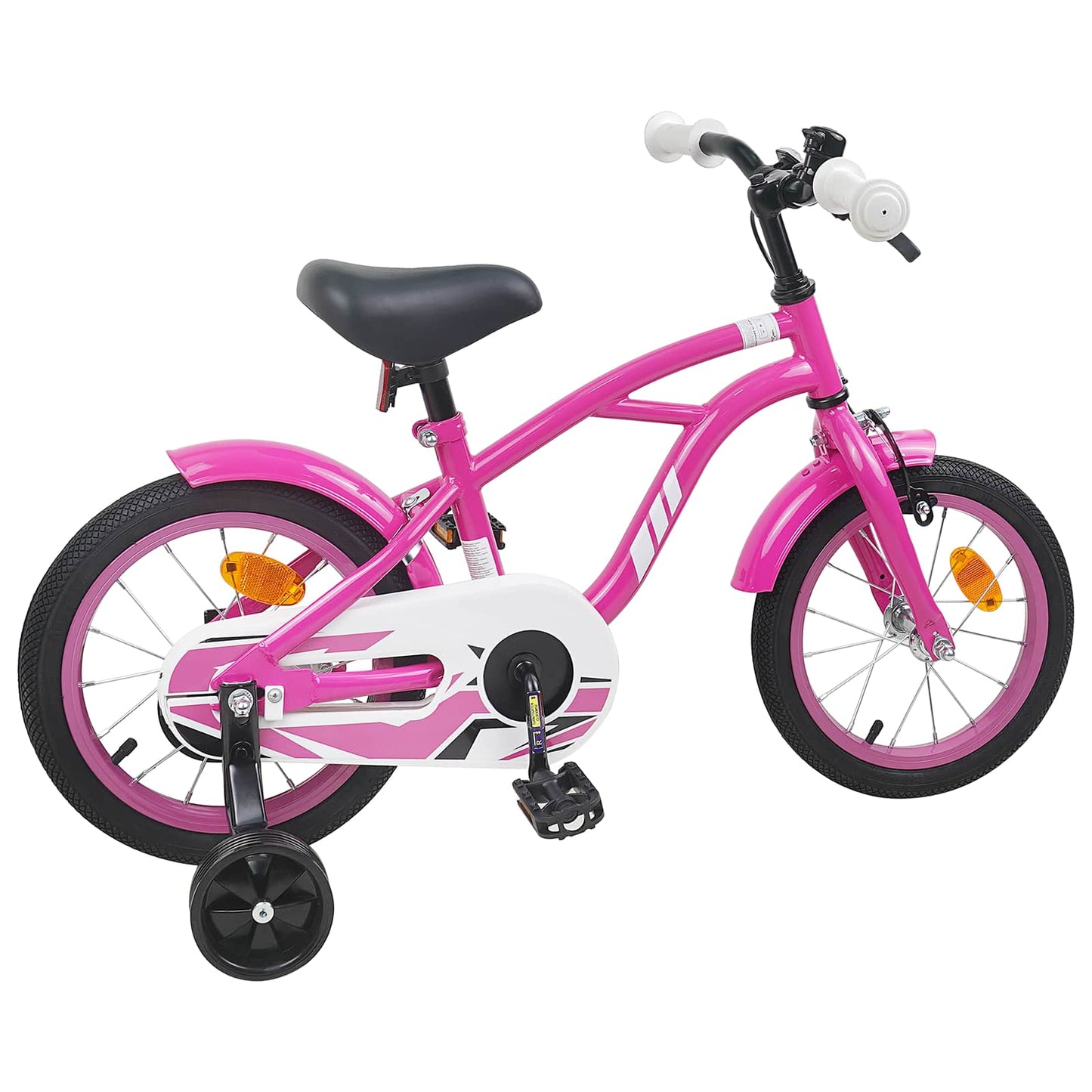 Kinderfiets 14 Inch voor 3-5 jaar oud Donkerroze