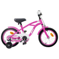 Kinderfiets 14 Inch voor 3-5 jaar oud Donkerroze