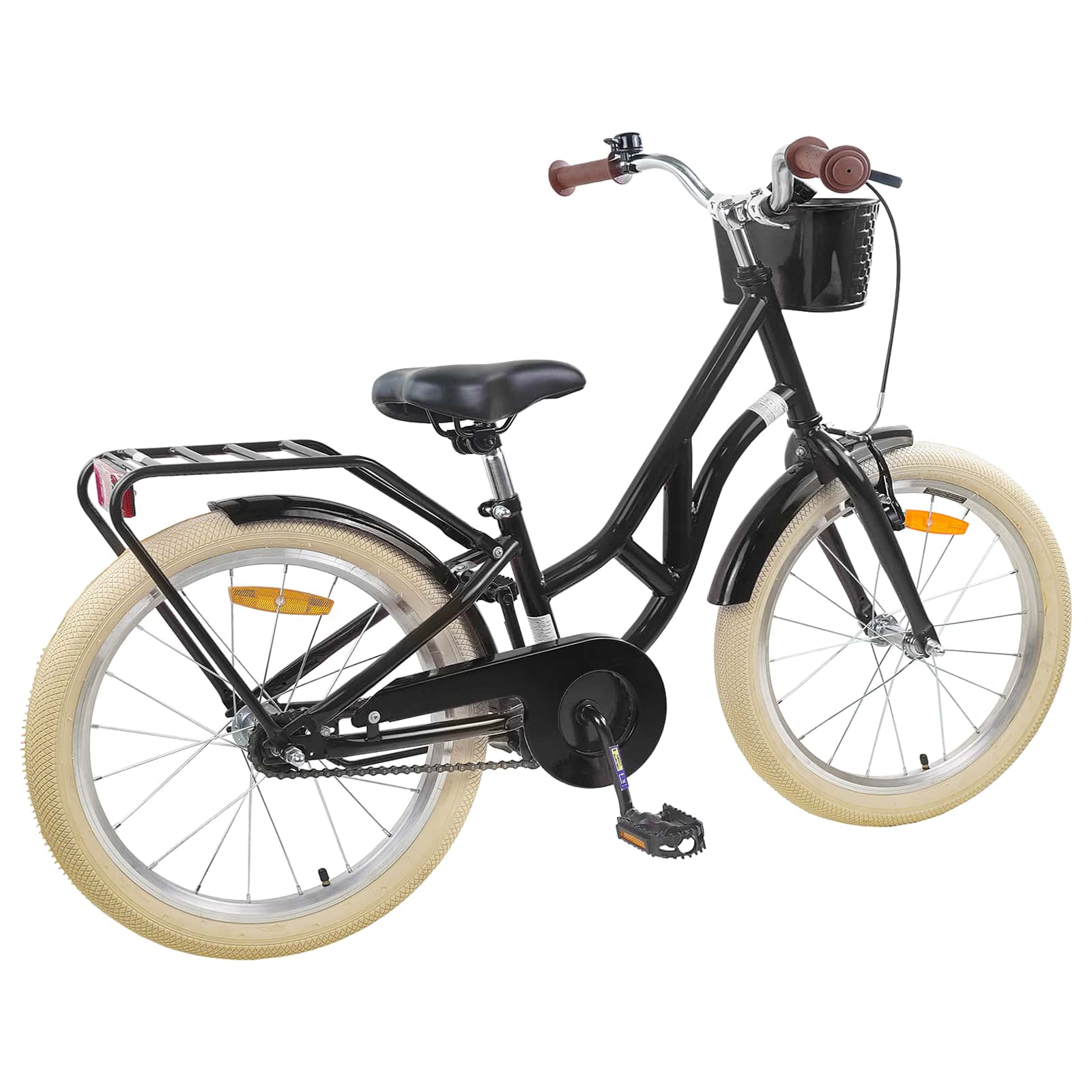 Kinderfiets 20 Inch voor 6-11 jaar oud Zwart