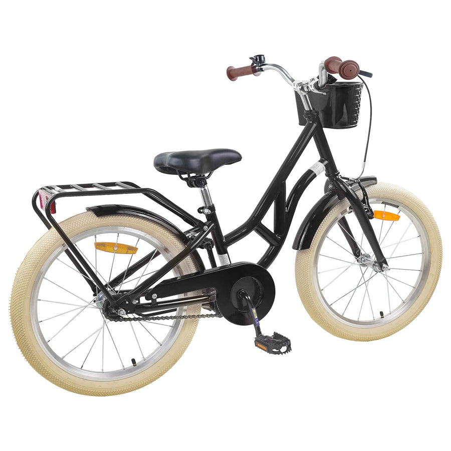 Kinderfiets 24 Inch voor 8-12 jaar oud Zwart
