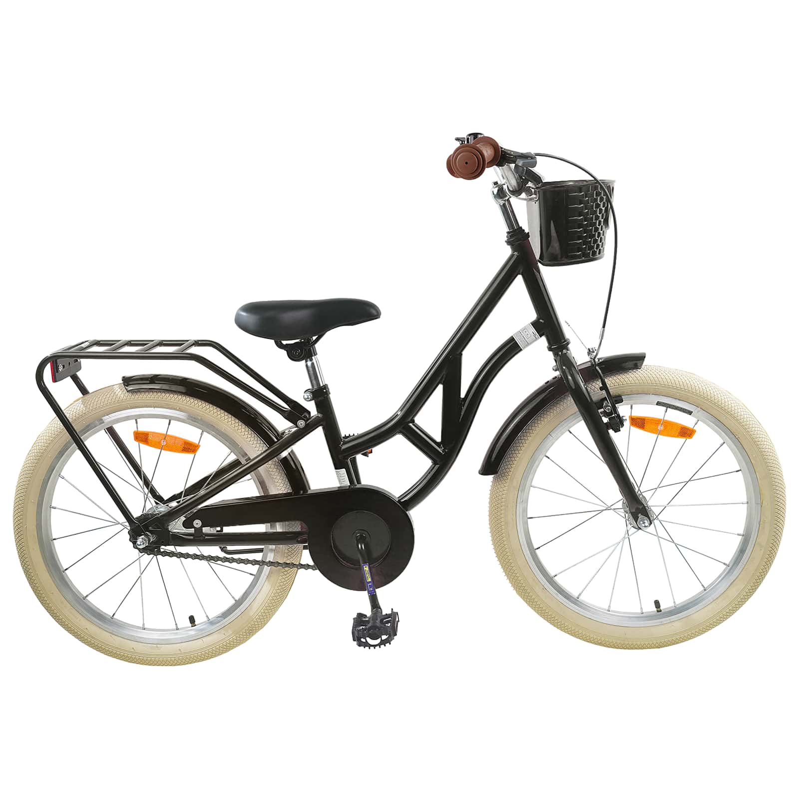 Kinderfiets 24 Inch voor 8-12 jaar oud Zwart