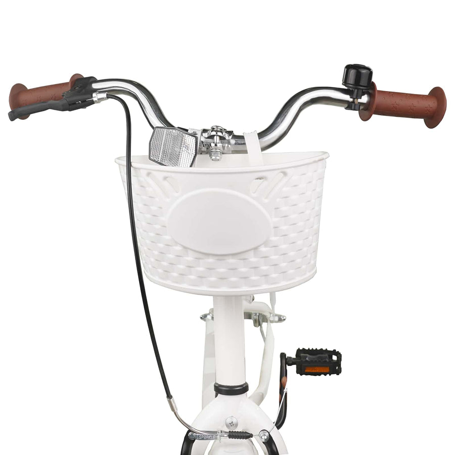 Kinderfiets 24 Inch voor 8-12 jaar oud Wit