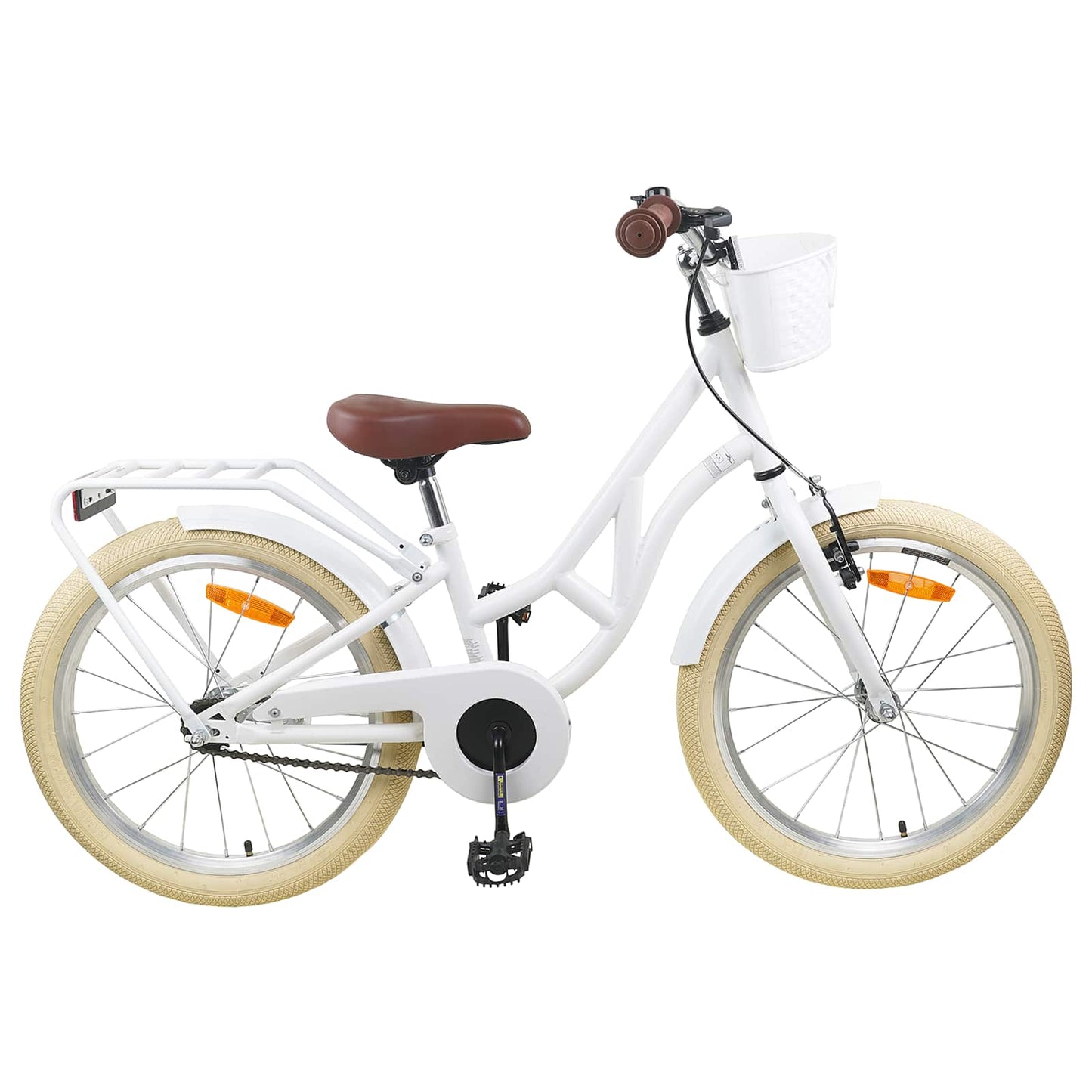Kinderfiets 24 Inch voor 8-12 jaar oud Wit