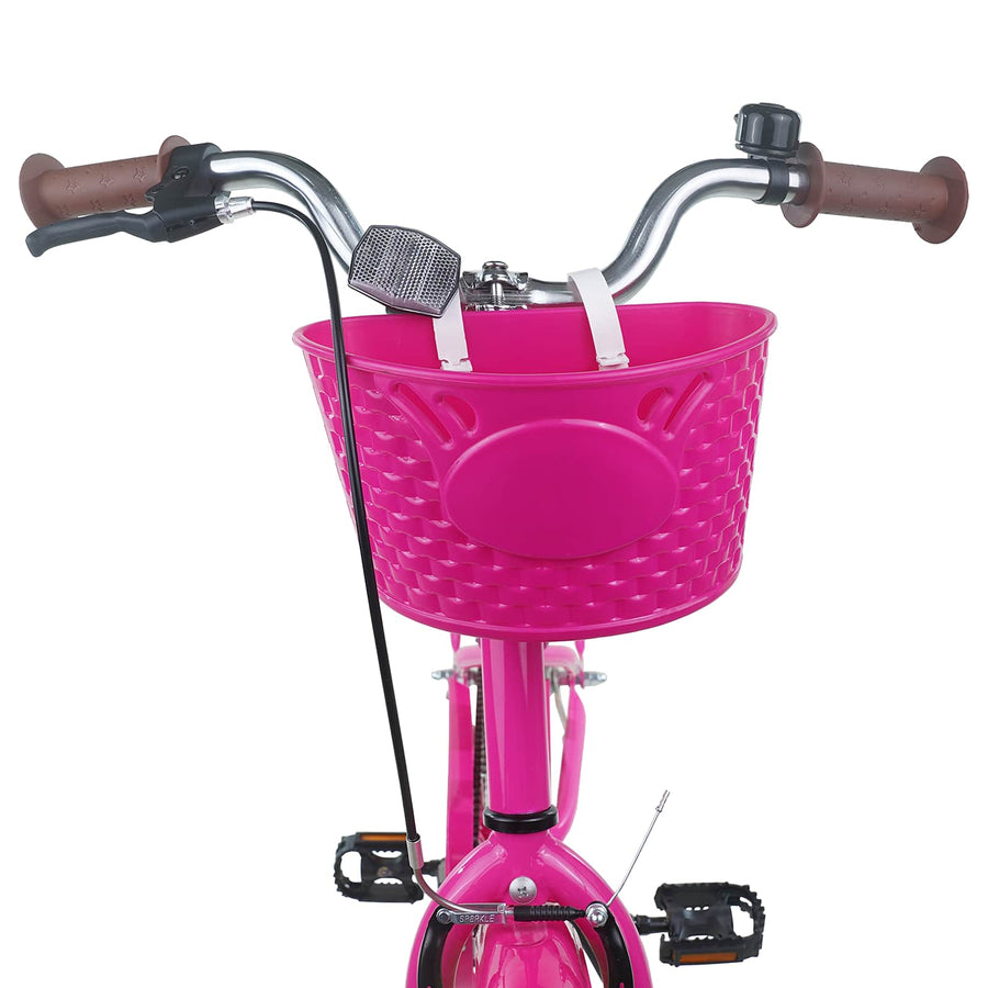 Kinderfiets 20 Inch voor 6-11 jaar oud Donkerroze