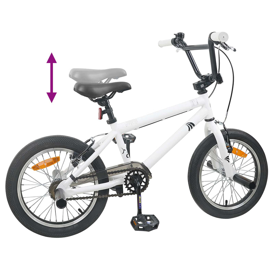 BMX Fiets 20 Inch voor boven de 9 jaar Wit