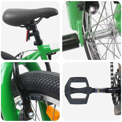 BMX Fiets 20 Inch voor boven de 9 jaar Groen