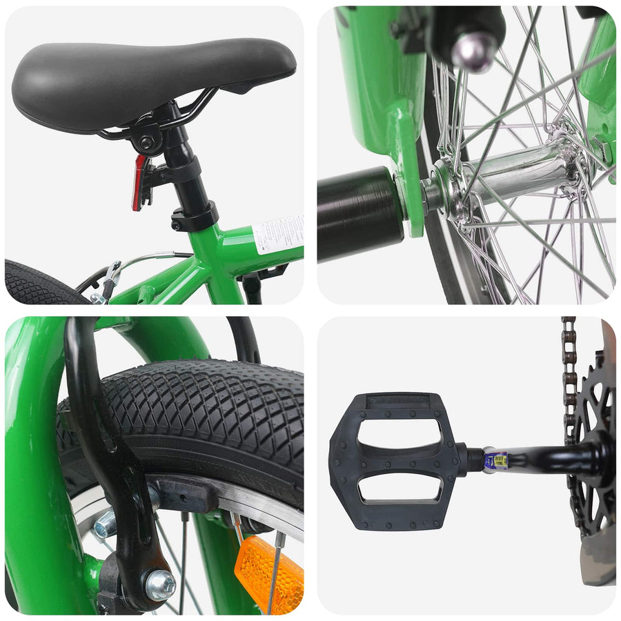 BMX Fiets 20 Inch voor boven de 9 jaar Groen
