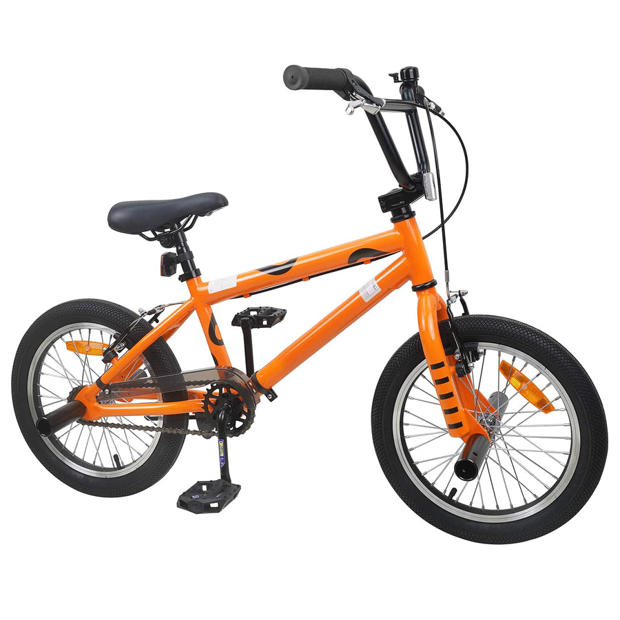 BMX Fiets 16 Inch voor 5-8 jaar oud Oranje