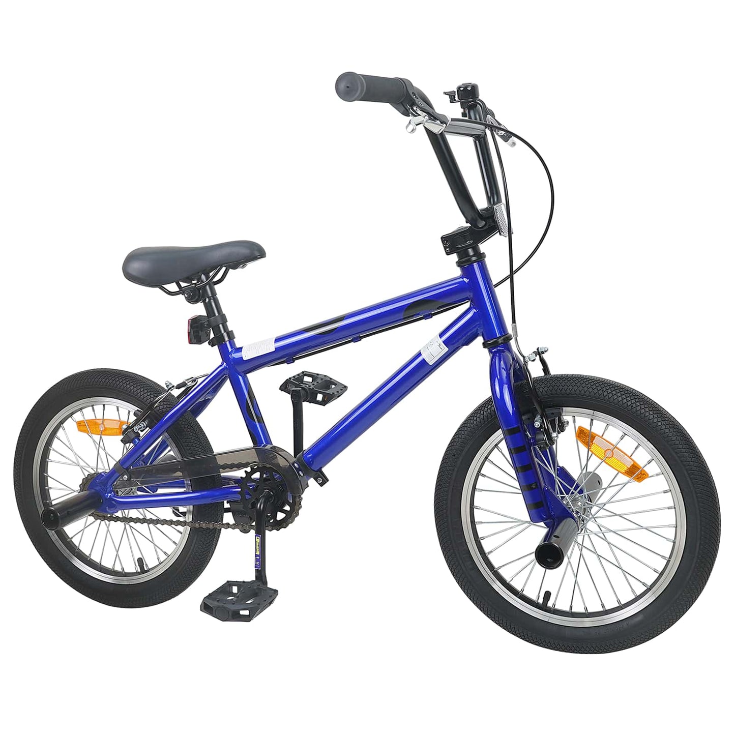 BMX Fiets 16 Inch voor 5-8 jaar oud Donkerblauw
