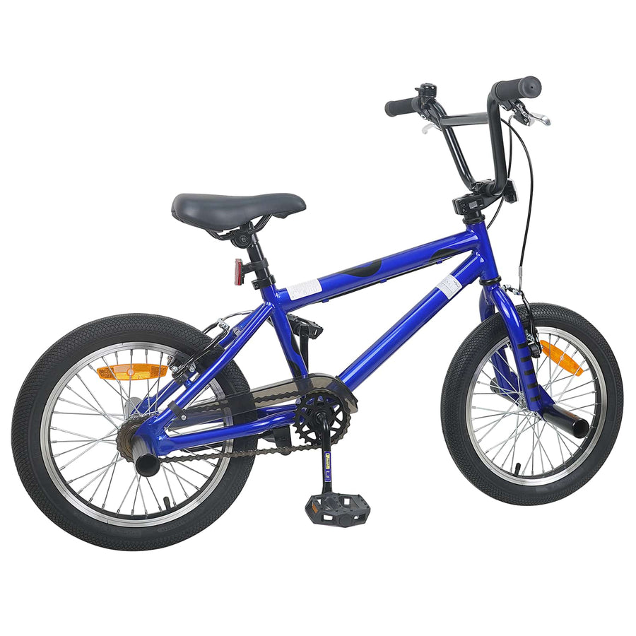 BMX Fiets 16 Inch voor 5-8 jaar oud Donkerblauw