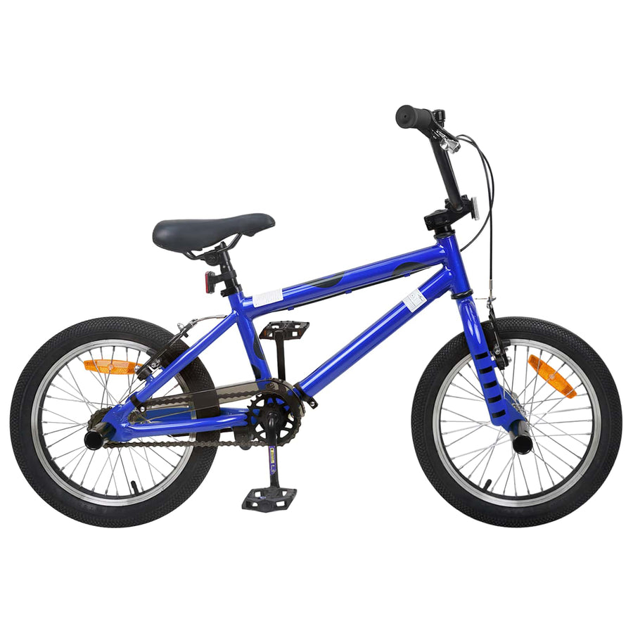 BMX Fiets 16 Inch voor 5-8 jaar oud Donkerblauw