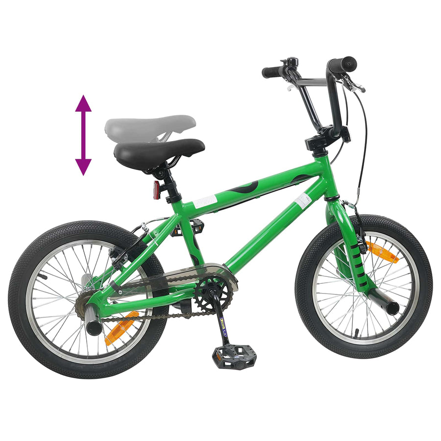 BMX Fiets 16 Inch voor 5-8 jaar oud Groen