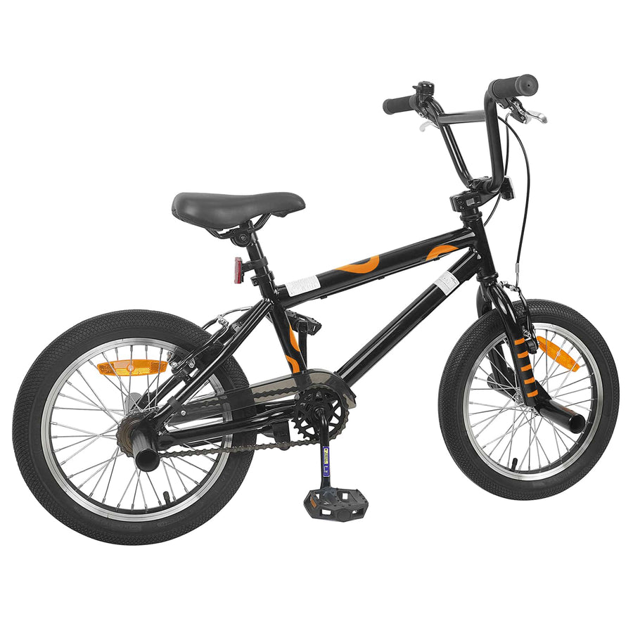 BMX Fiets 16 Inch voor 5-8 jaar oud Zwart