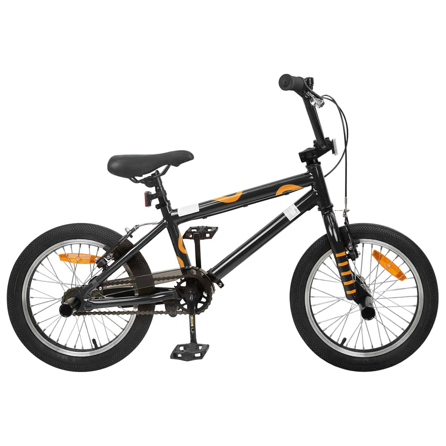 BMX Fiets 16 Inch voor 5-8 jaar oud Zwart
