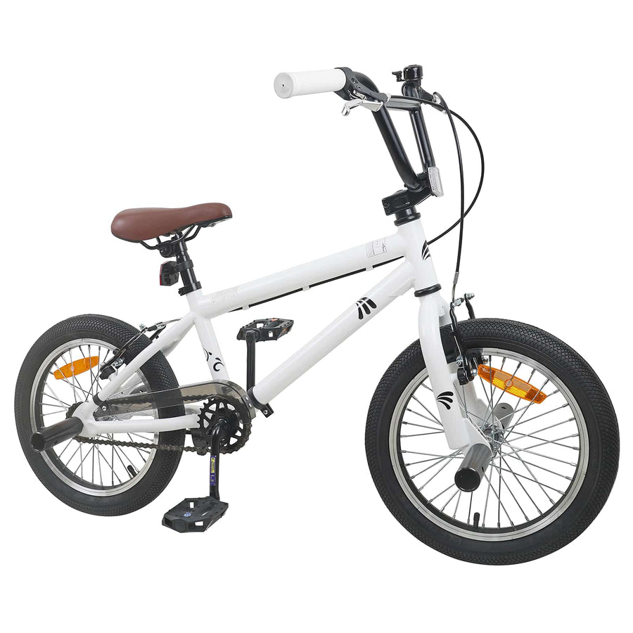 BMX Fiets 16 Inch voor 5-8 jaar oud Wit