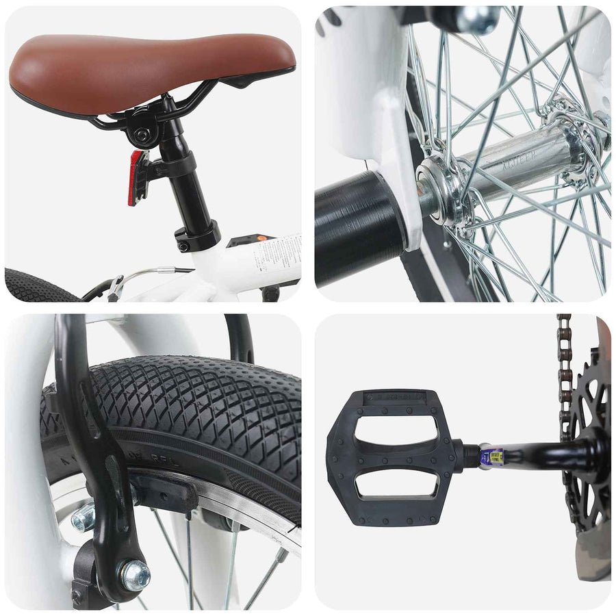 BMX Fiets 20 Inch voor boven de 9 jaar Wit