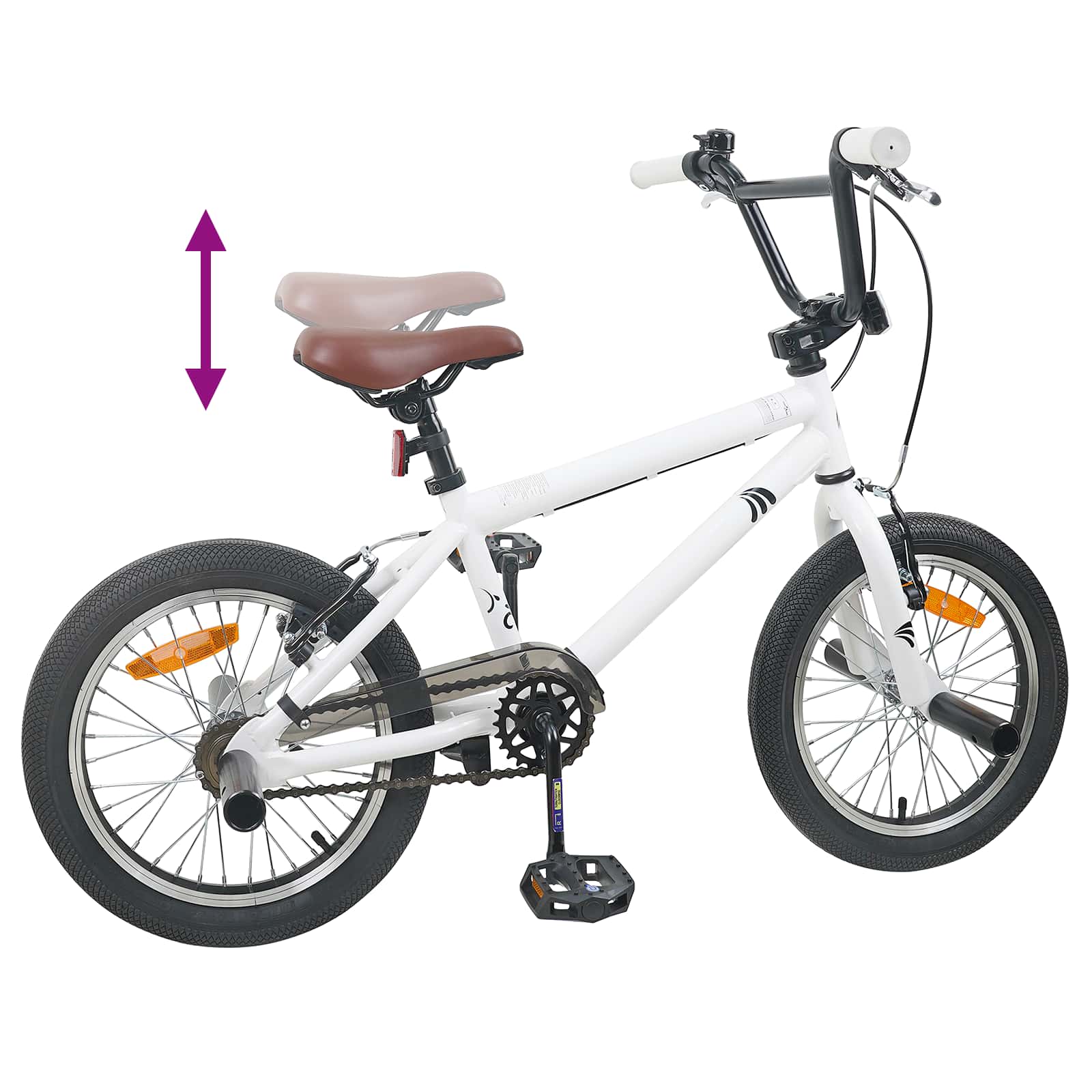 BMX Fiets 20 Inch voor boven de 9 jaar Wit