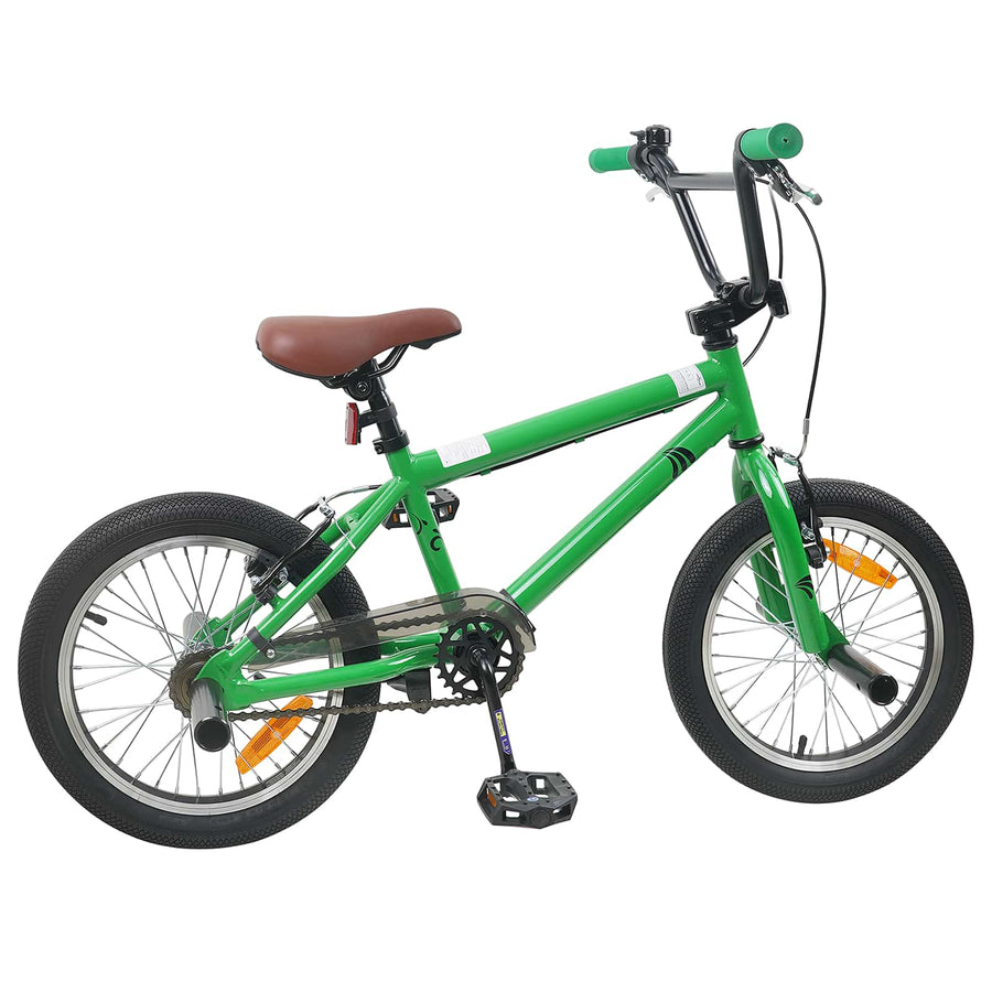 BMX Fiets 18 Inch voor 7-10 Jaar Oud Groen