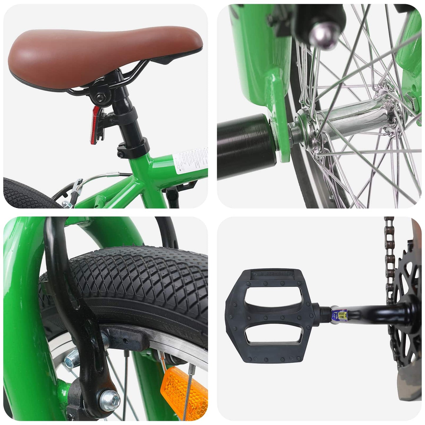 BMX Fiets 20 Inch voor boven de 9 jaar Groen