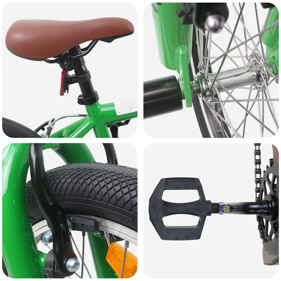 BMX Fiets 20 Inch voor boven de 9 jaar Groen