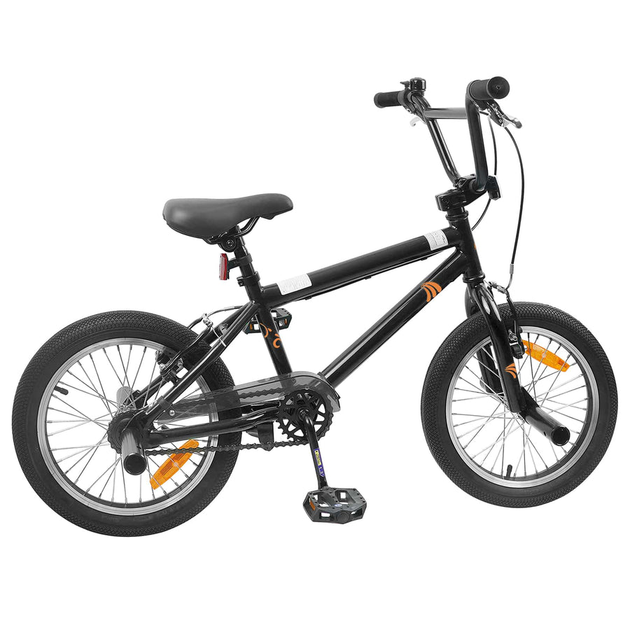 BMX Fiets 16 Inch voor 5-8 jaar oud Zwart