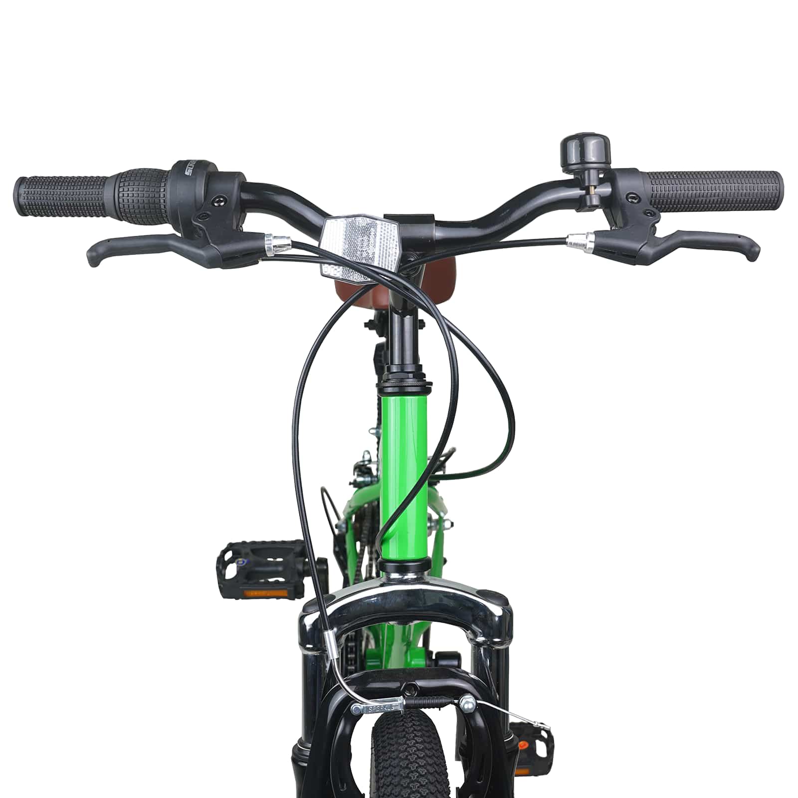Kids Mountain Bike 20 Inch 6-Speed voor 5-8 jaar oud Groen