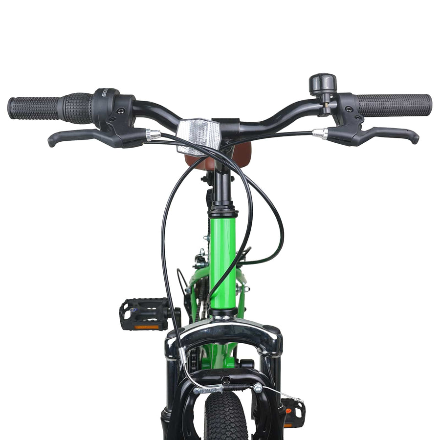 Kids Mountain Bike 20 Inch 6-Speed voor 5-8 jaar oud Groen
