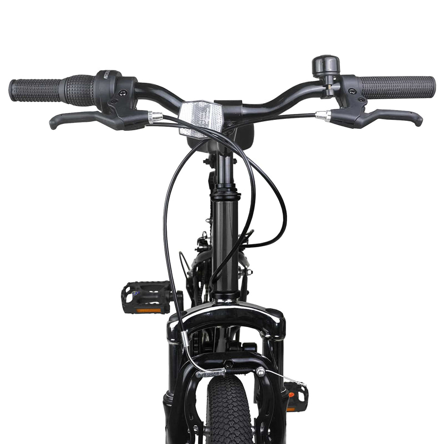 Kids Mountain Bike 20 Inch 6-Speed voor 5-8 jaar oud Zwart
