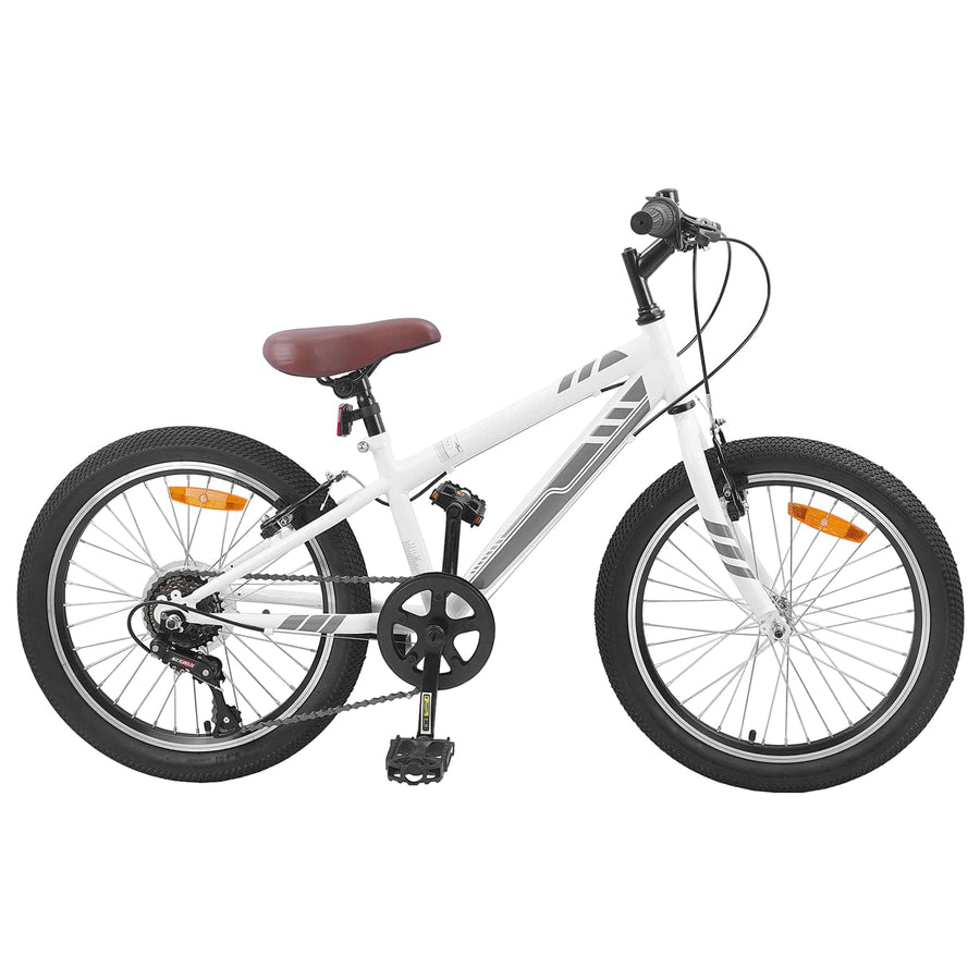 Mountainbike 24 Inch 6-Speed voor 8-12 jaar oud Wit
