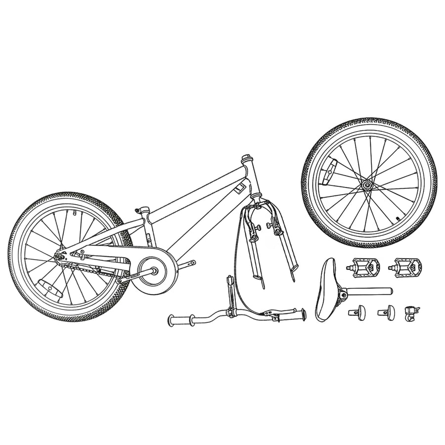 Mountainbike 20 Inch 6-Speed voor 5-8 jaar oud Groen