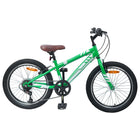 Mountain Bike 20 Inch 6-Speed for 5-8 years old Green