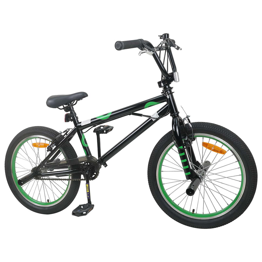 BMX Fiets 20 Inch voor boven de 9 jaar Zwart