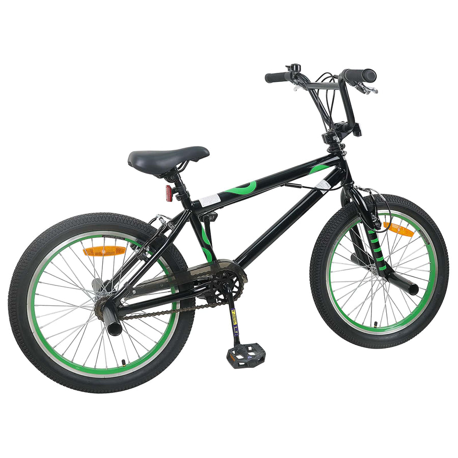 BMX Fiets 20 Inch voor boven de 9 jaar Zwart