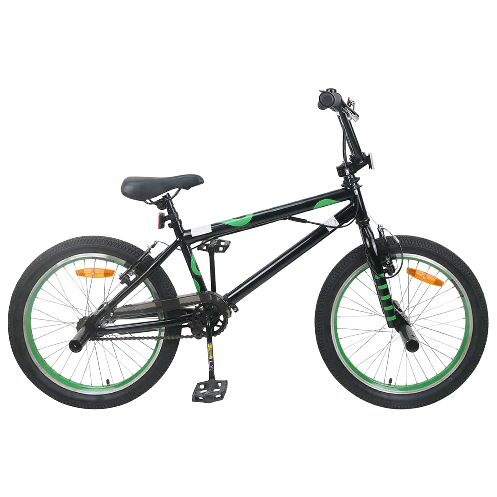 BMX Fiets 20 Inch voor boven de 9 jaar Zwart