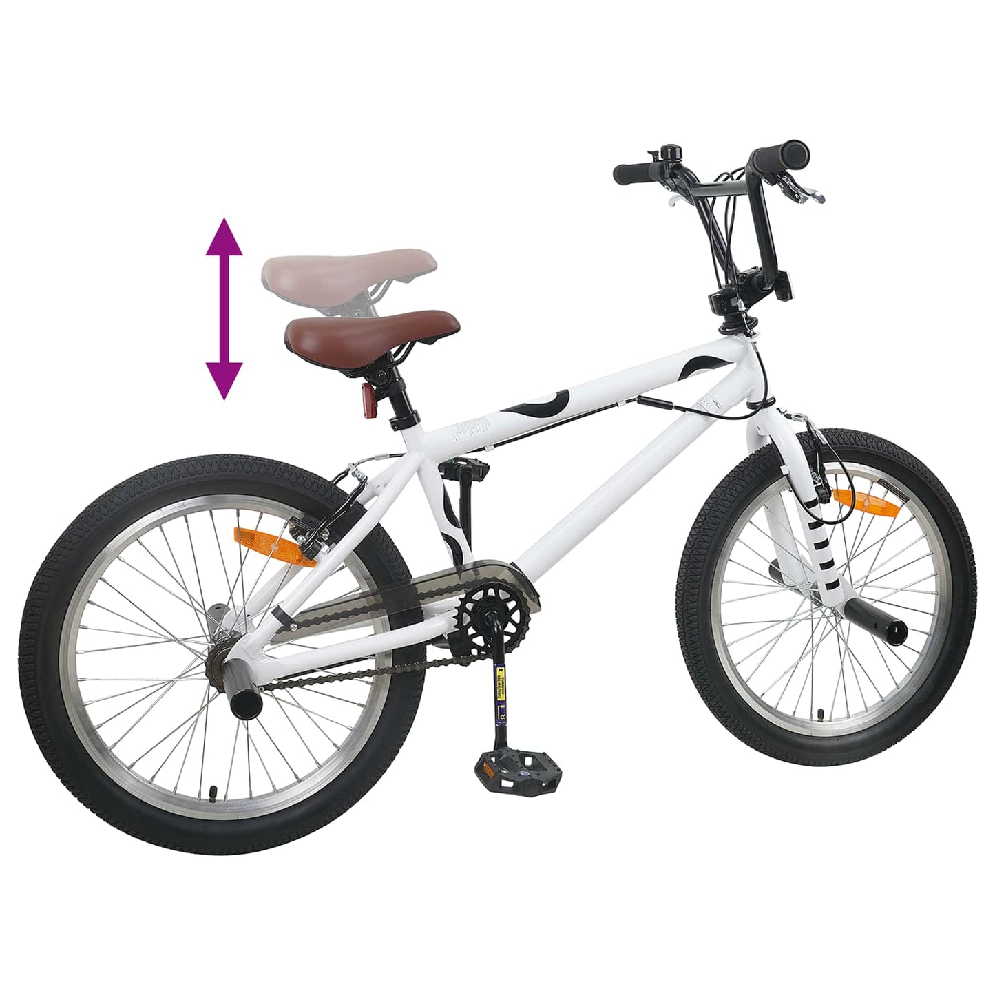 BMX Fiets 20 Inch voor boven de 9 jaar Wit