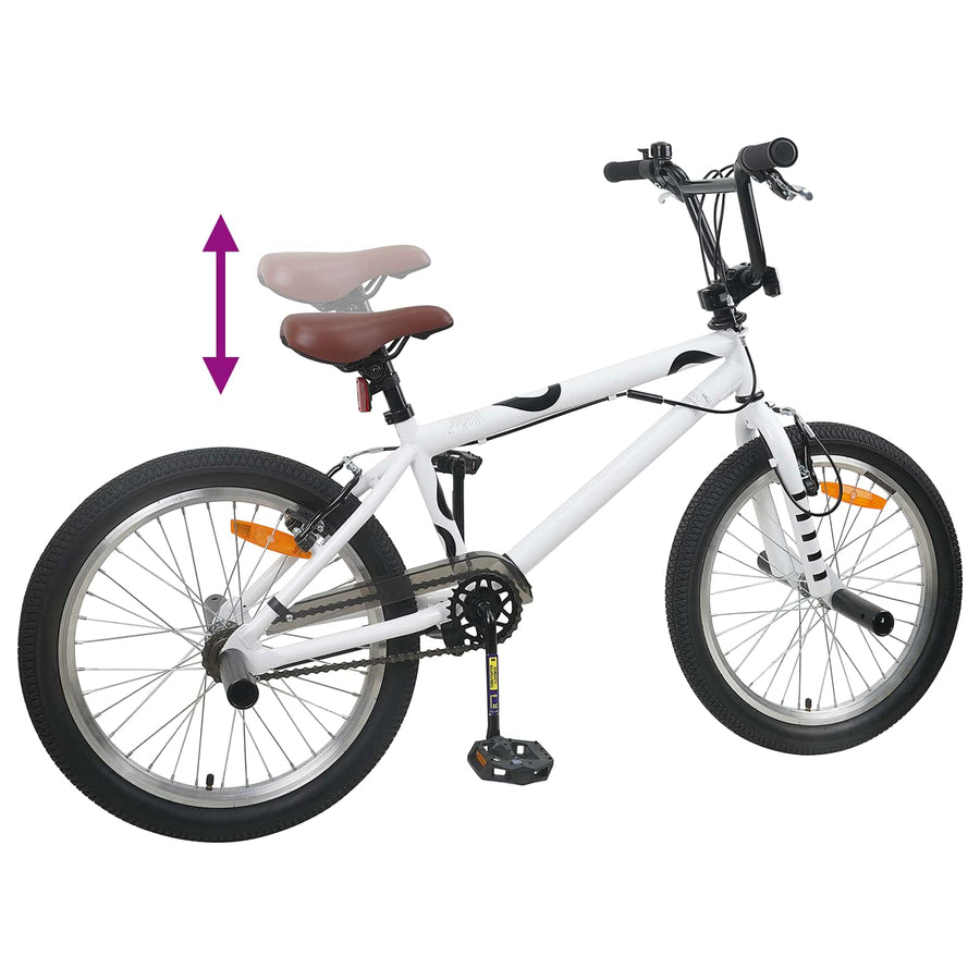 BMX Fiets 20 Inch voor boven de 9 jaar Wit